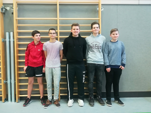 CLG-Tischtennisteam der Jungen SJ17/18
