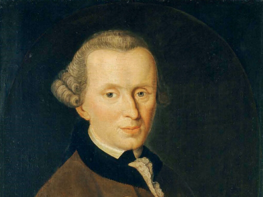 Porträit von Immanuel Kant